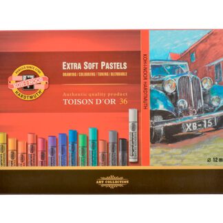 Пастель 36цветов KOH-I-NOOR сухая Extra soft 8555