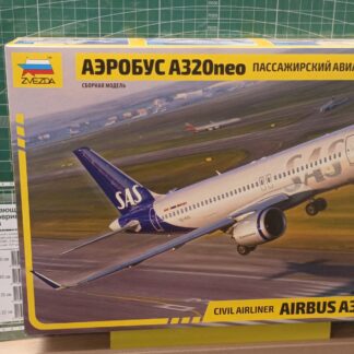 7037 Аэробус A320neo Пассажирский авиалайнер 1/144 Звезда
