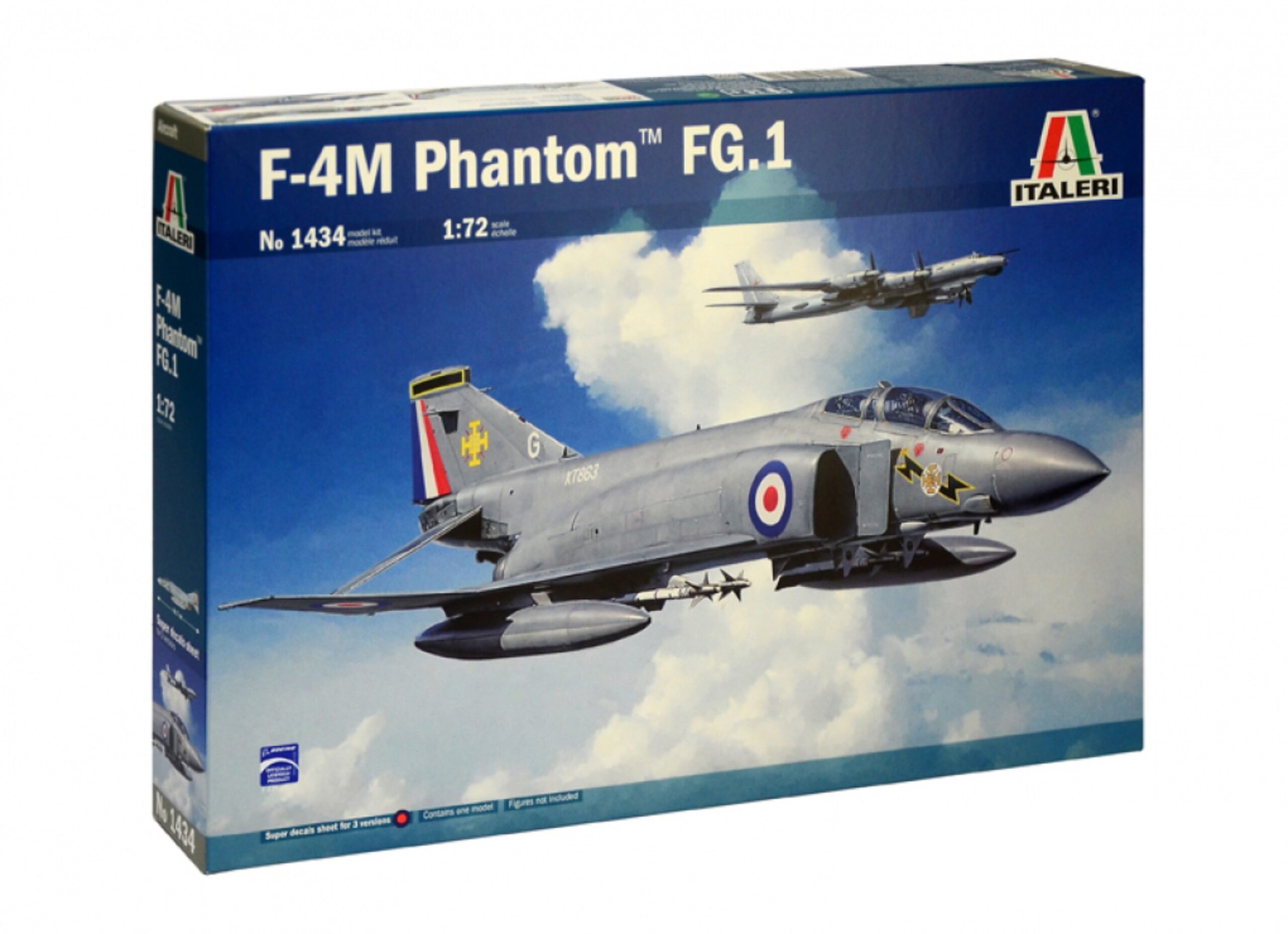 1434 F-4M Phantom FG.1 Истребитель- бомбардировщик 3-го поколения 1/72 Италери