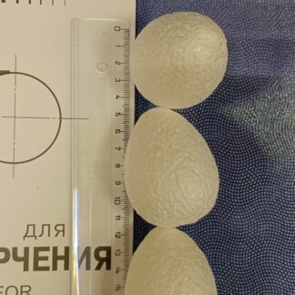 Яйцо h=70мм заготовка негладкая из пенопласта 