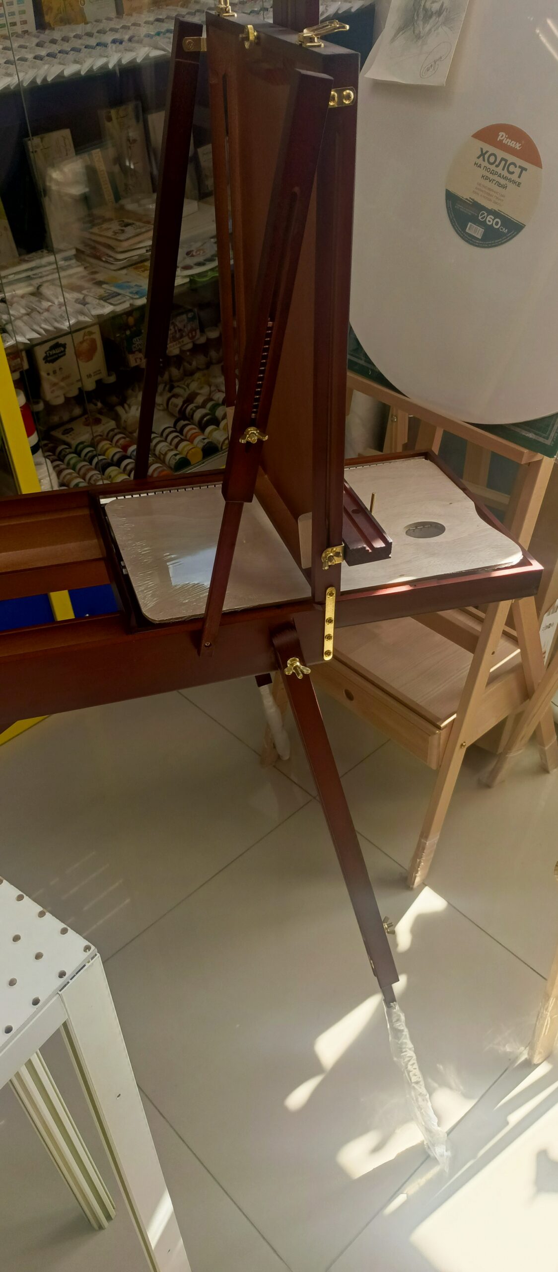 Этюдный ящик двусторонний FE-3BR красный бук — изображение 6